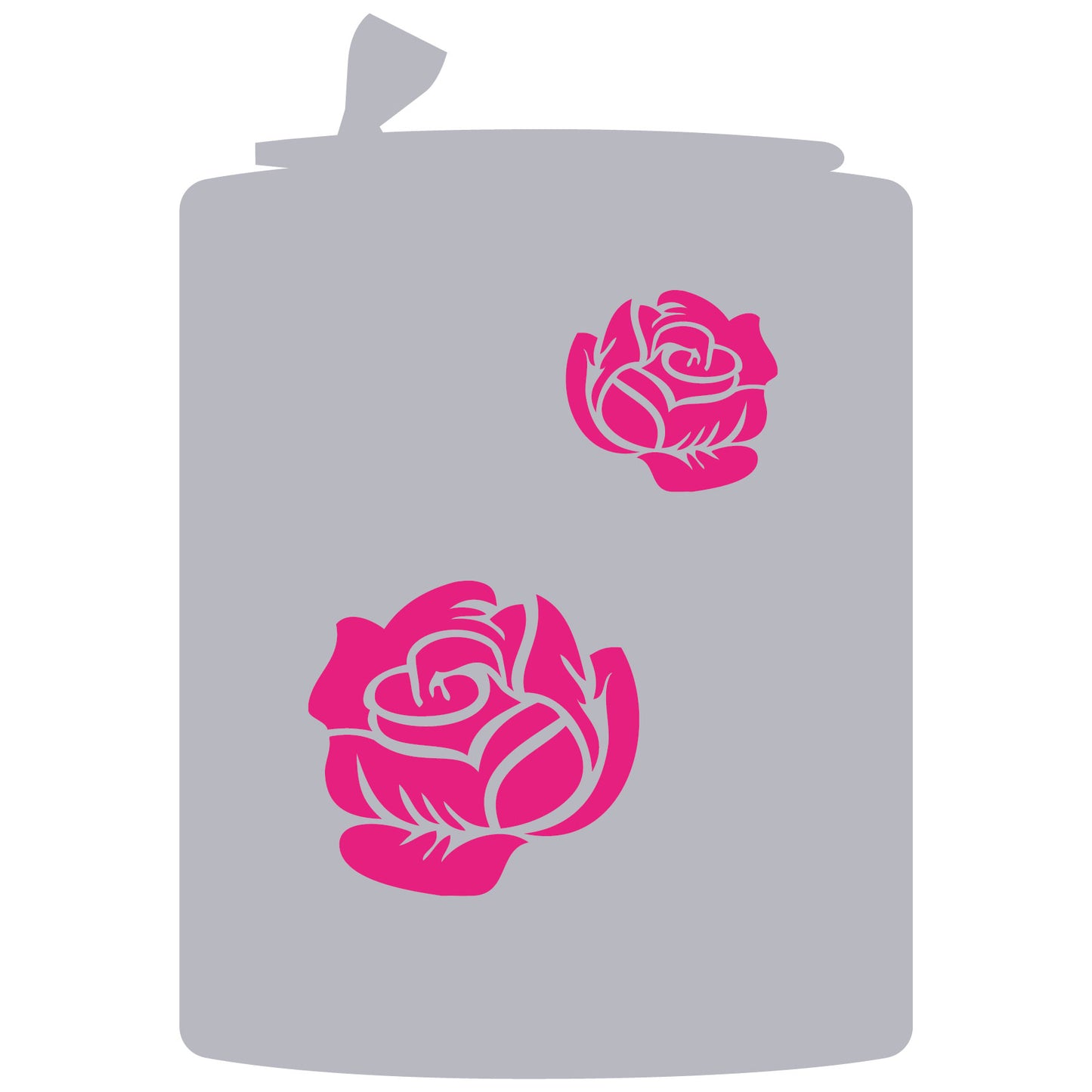 Rosa semplice - Art. n.46 - LCDRS0046 Stencil 1 livello