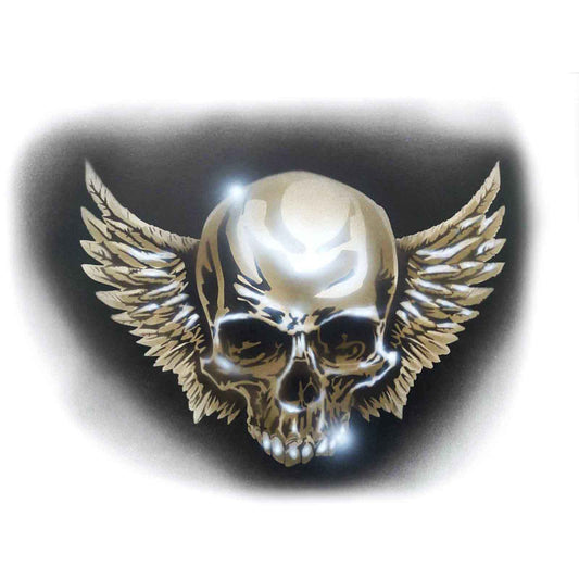 Winged skull - Art. n.306 - LCWS306 Stencil 3 livelli